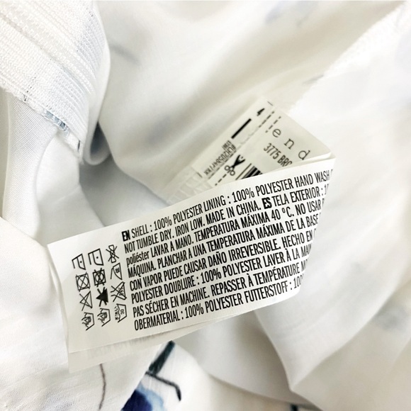 Endless Rose Watercolor Floral Palazzo Pants Size M - Picture 9 of 9